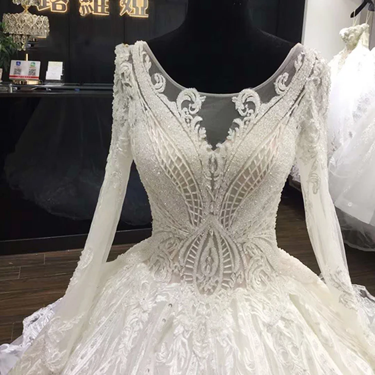 Modern bridal gown