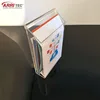 1 pocket custom with lid clear acrylic brochure leaflet table holder
