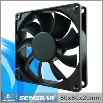 Sensdar 80x80x20mm Dc 12v 24v 48v Brushless Cooling Fan For Pc