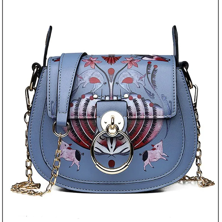 Jianuo Wholesale New Design Women Shoulder Bag Jing Pin Leather Bag