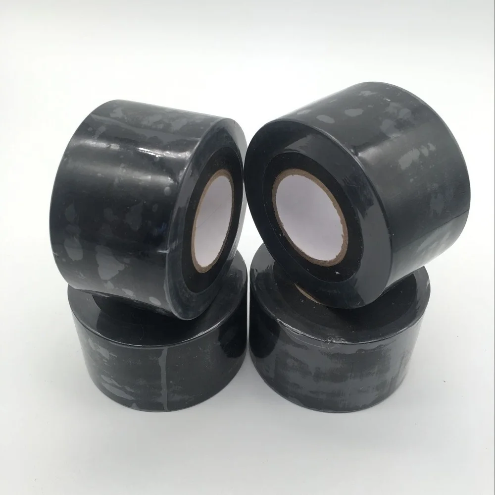 strong adhesion black pvc pipe wrapping tape