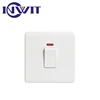UK Standard 20A Wall Neon Switch with Indicator Light