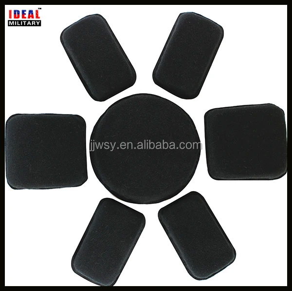 7 Piece Kampf Helm Pad Set Suspension System Für Ach & Mich Helmets,3/4