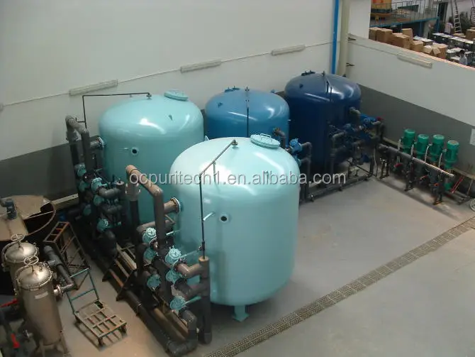 Large Industrial sand and carbon filter for water treatment