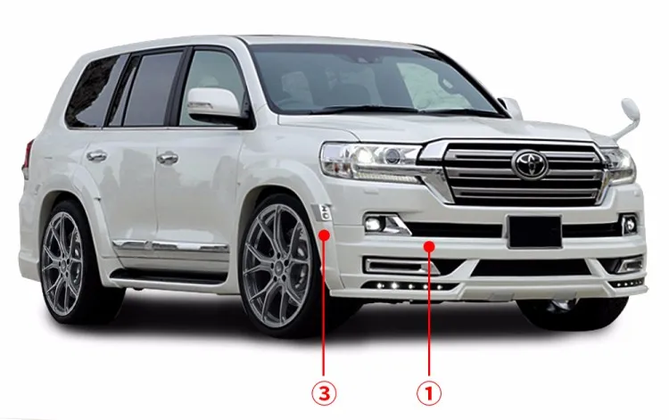 2016-2017 Wd Style Body Kits For Toyota Land Cruiser Body Kits For Land ...