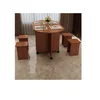 wood dining table base pool design simple assembly multi-function