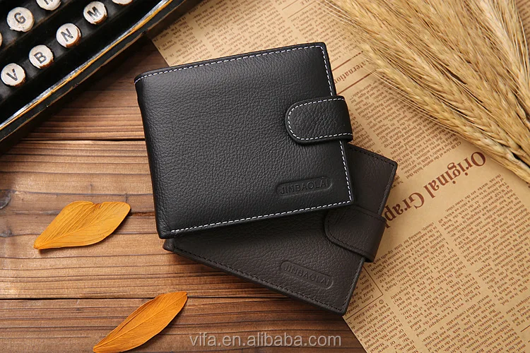 Durable Genuine Leather Men's Bifold Wallet,Wholesale Mens Wallet Buy