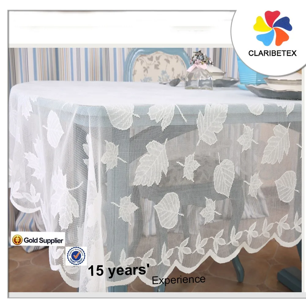 Romantic Fancy White Lace Round Table Cover Table Cloth Table Overlay