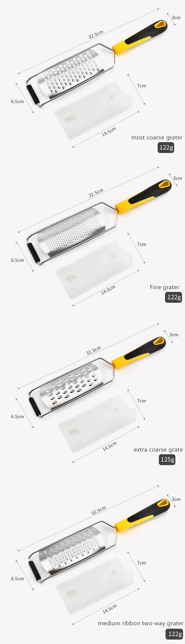 Amazon Portable High Quality Stainless Steel Cheese Grater Kitchen Gadgets Chocolate Grater Hand Operated Tools