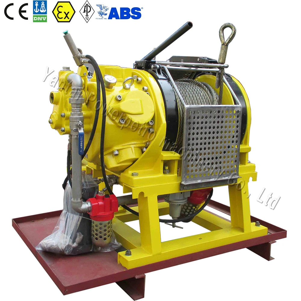 5 Ton Offshore Cable Pulling Air Operated Air Tugger Winch For Lifting