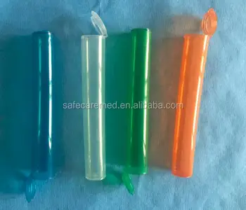 plastic tubes with caps