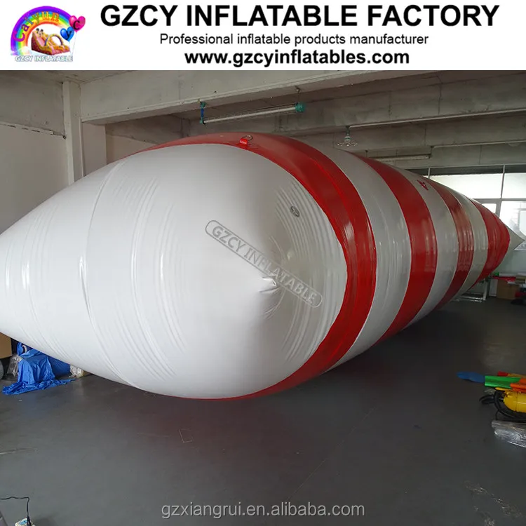 inflatable water launch pad