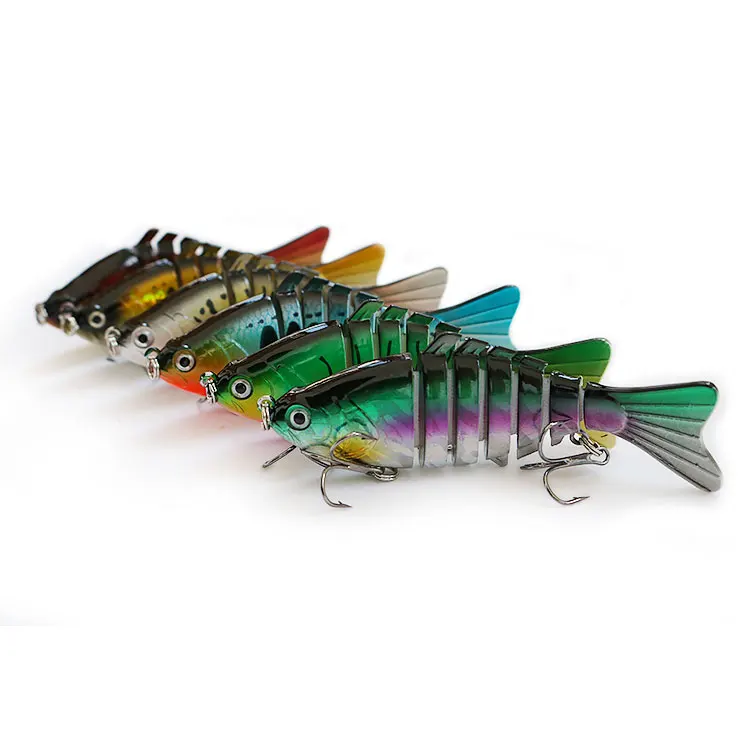 7 Parts Sectional Fishing Lure With Treble Hooks Buy Wahoo Lure