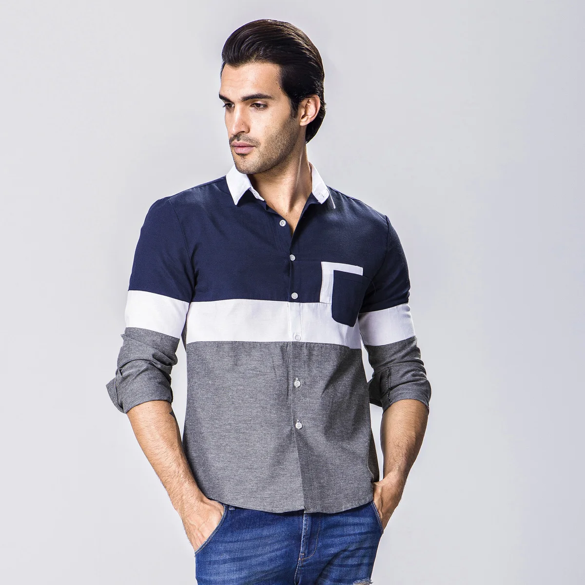 Compra Camisas de tela oxford para los hombres online al