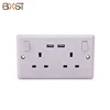 BXST UK Power Supply 110-250V on/off Usb Wall Socket