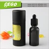 hot sale custom paper packing tube box 1/2oz 1oz 60ml 2oz black boston round glass dropper bottles