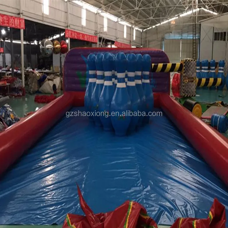 High Quality Pvc Tarpaulin Inflatable Bowling Lanes Used Bowling Alley Good Price For Sale Buy 