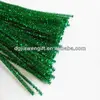 Creativity Craft Toy 3mm Tinsel Straight Green Craft Pipe Cleaners(Chenille Stems) For Kids