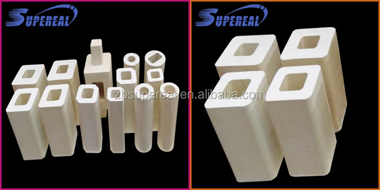 1300 C Working temperature cordierite mullite refractory tube support