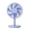 2019 Travel Portable Table 3 Speeds USB Power Supply Rechargeable Battery Operated Mini Fan