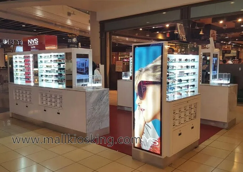 Wooden reading glasses sunglass display showcase with high quality