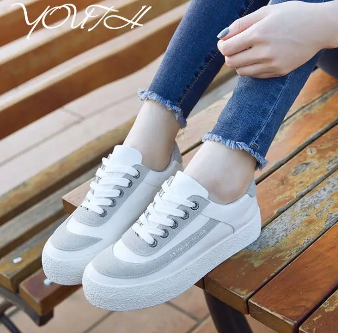 Wholesale Fashion Lace-up Cheap Casual Shoes Women Flatform Shoes - Buy ...