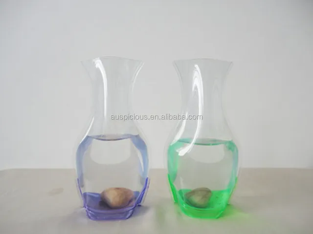 Cheap Clear Pvc Plastic Vases For Flowers Promotion Buy High