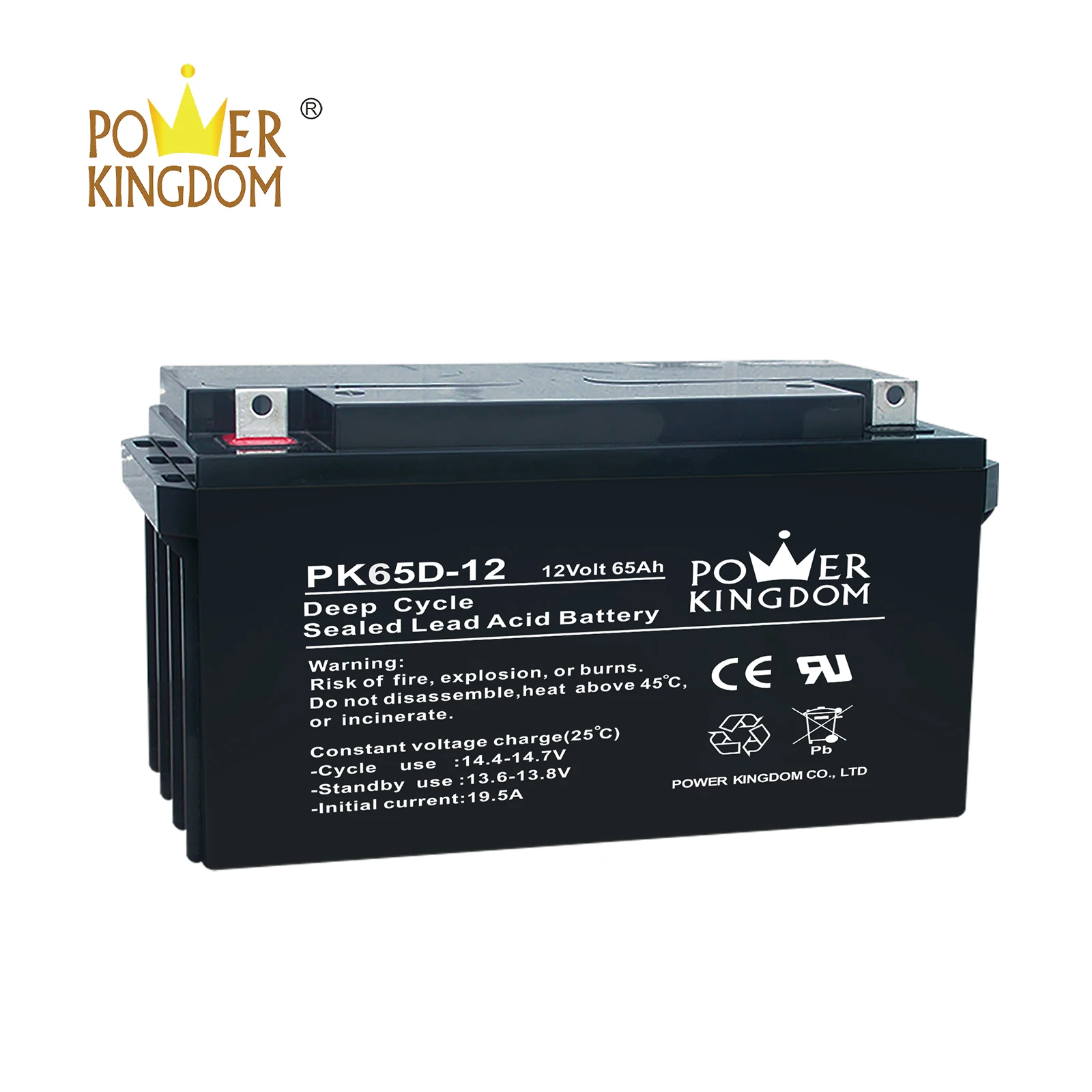 Power Kingdom 130 amp deep cycle battery factory wind power systems