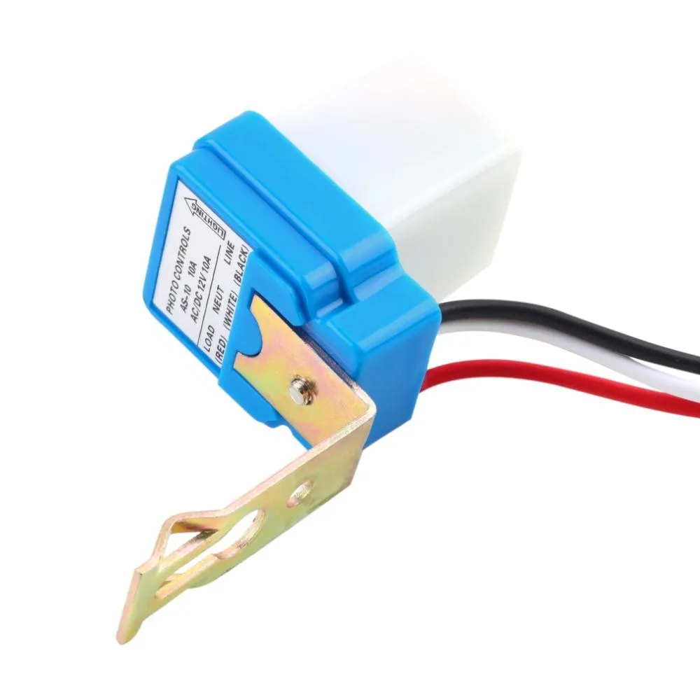 High Quality 1pc Photocell Street Light Photoswitch Sensor Ac Dc 12v