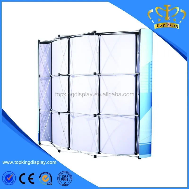 outdoor embossed printing pop up stand