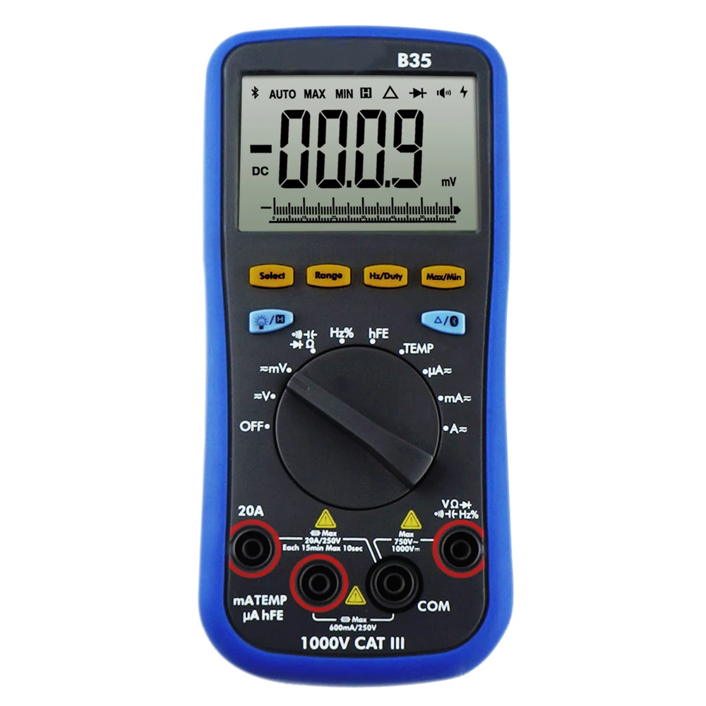 Autoranging Digital Multimeter Datalogger + Multimeter + Temperature