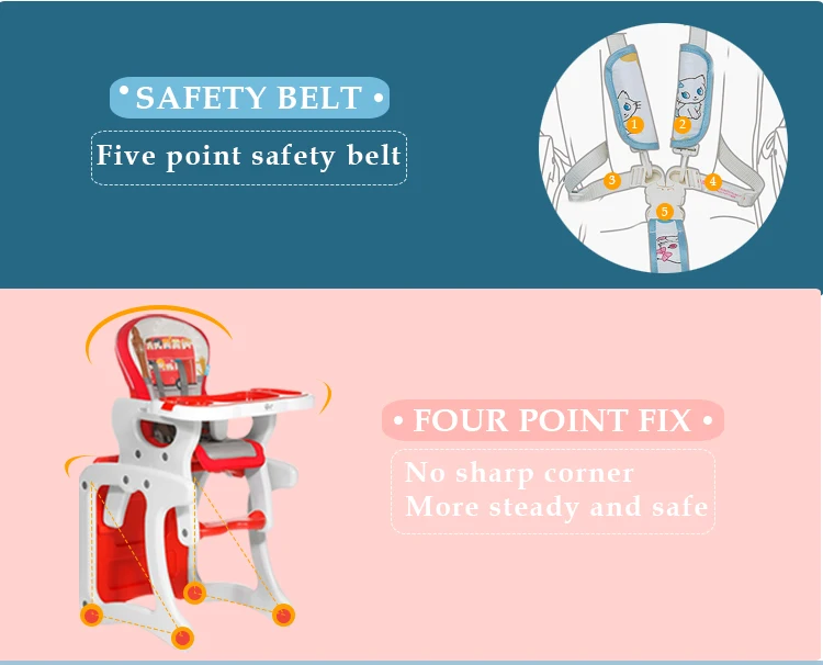 sharp baby high chair