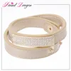 Wholesale Clasp Woman Alloy Zinc Girl Accessory Hand Chain Wristband Leather Bracelet
