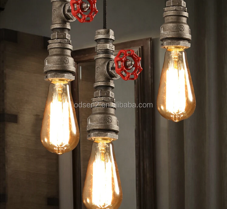Diseño Personalizado Vintage Retro Fábrica Industrial De Lámparas retro vintage con tuberías