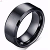 Fashionable Non Magnetic Superman Black Tungsten Butt Welding Ring