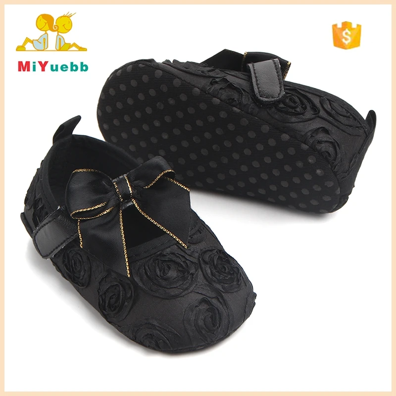 New Bowknot Flower Baby Designer Girl Flat Shoes Buy Baby Shoes,Baby