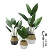 3-7 ft Travelers Palm and Bird of Paradise Plant Type Plastic Material Artificial Bonsai Tree