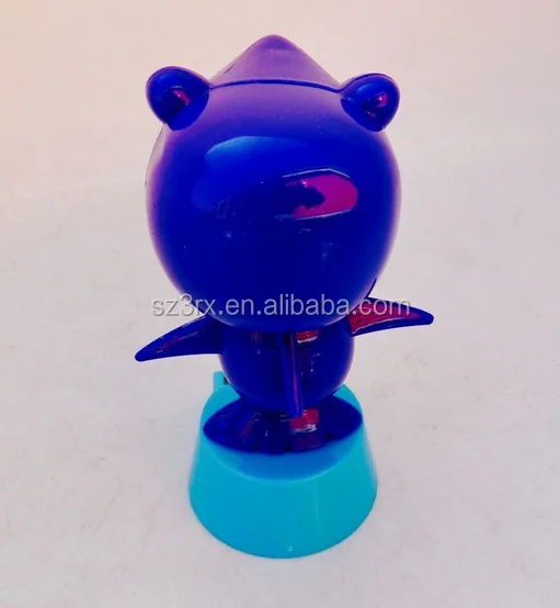 Customize Solar Powered Shark Dancing Bobble Head/shark Nodding Solar