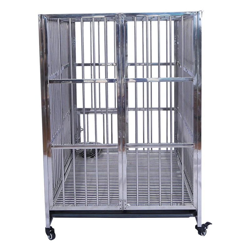 2 Door Pet Wire Dog Cage house for Heavy Duty Dog