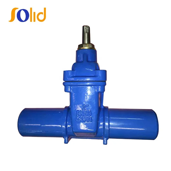 Pn16 Dn75 Spigot Ends Resilient Gate Valve With Non Rising Stem Buy