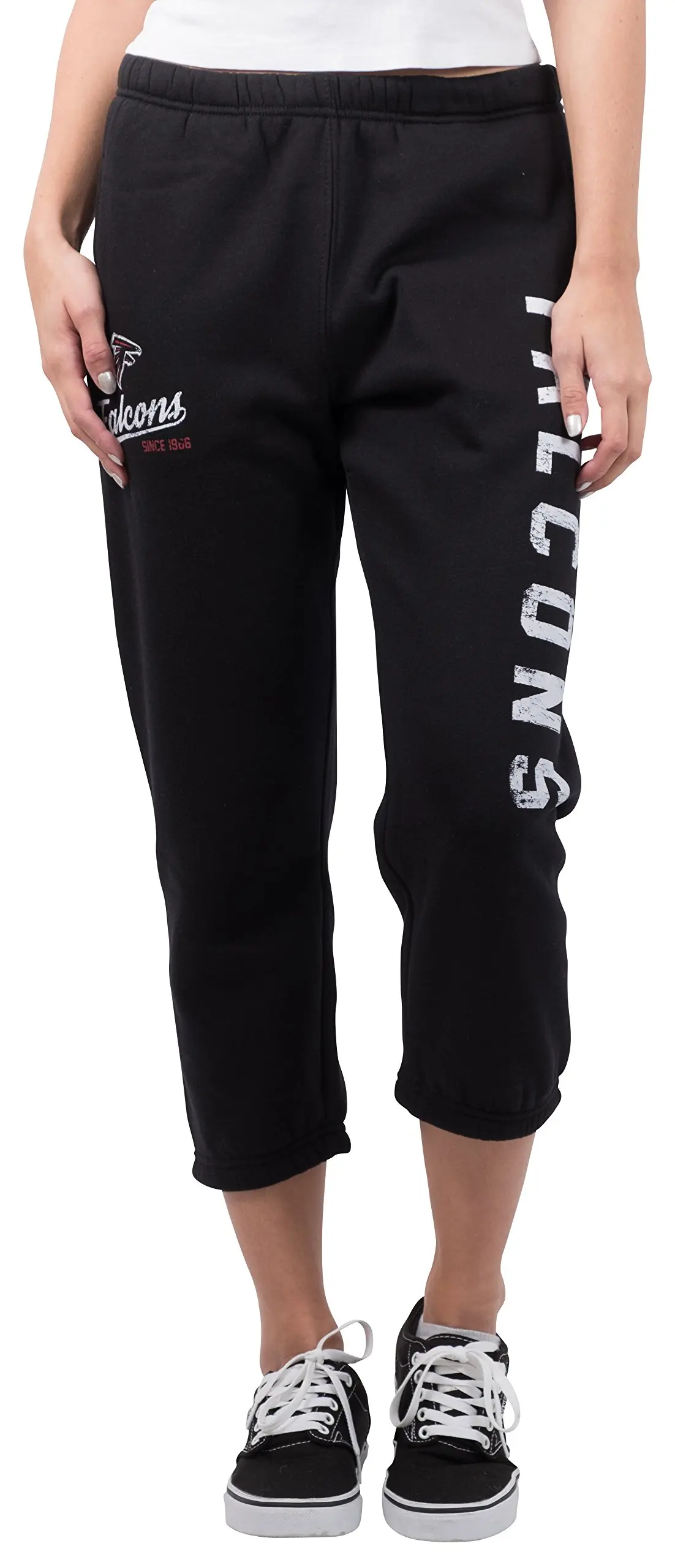 black capri sweatpants