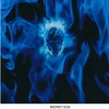 Blue flame pattern water transfer printing film hydro dipping film for sale hydrographics