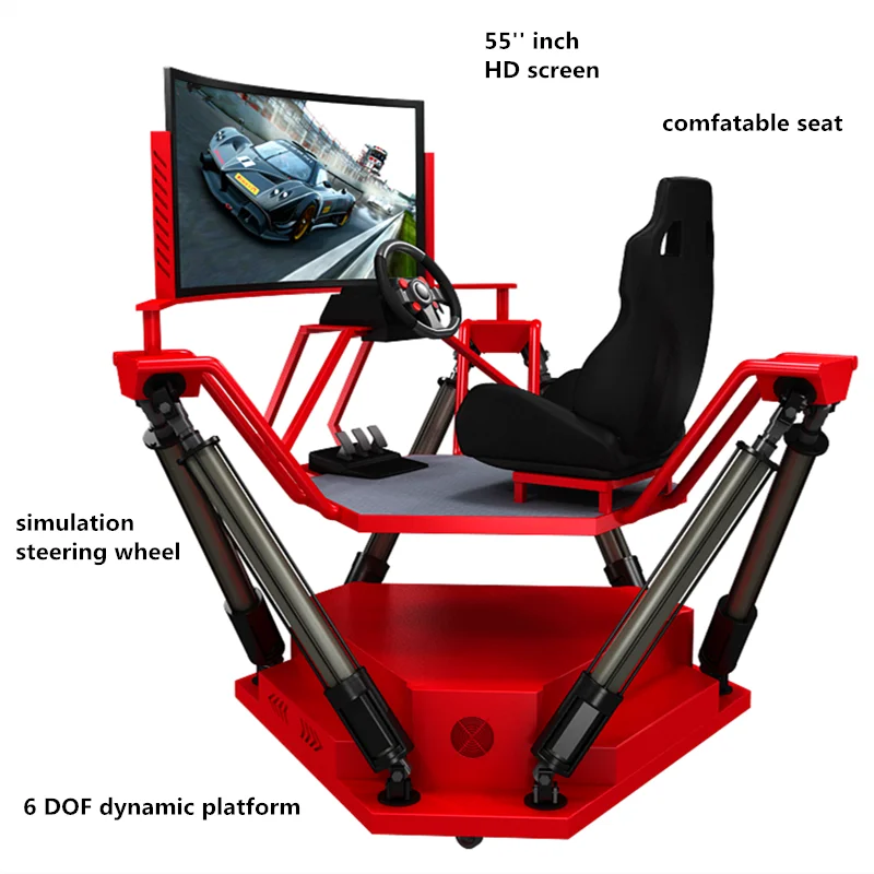 Hotest 55''' Hd Screen 360 Degree 6 Dof Speed Racing Car Motion ...