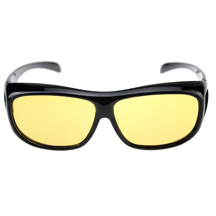 Night Driving Glasses With Canary Yellow Poly Double Sided Anti-Reflective 