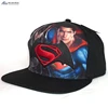 popular custom screen printed cartoon logo polyester snap back caps