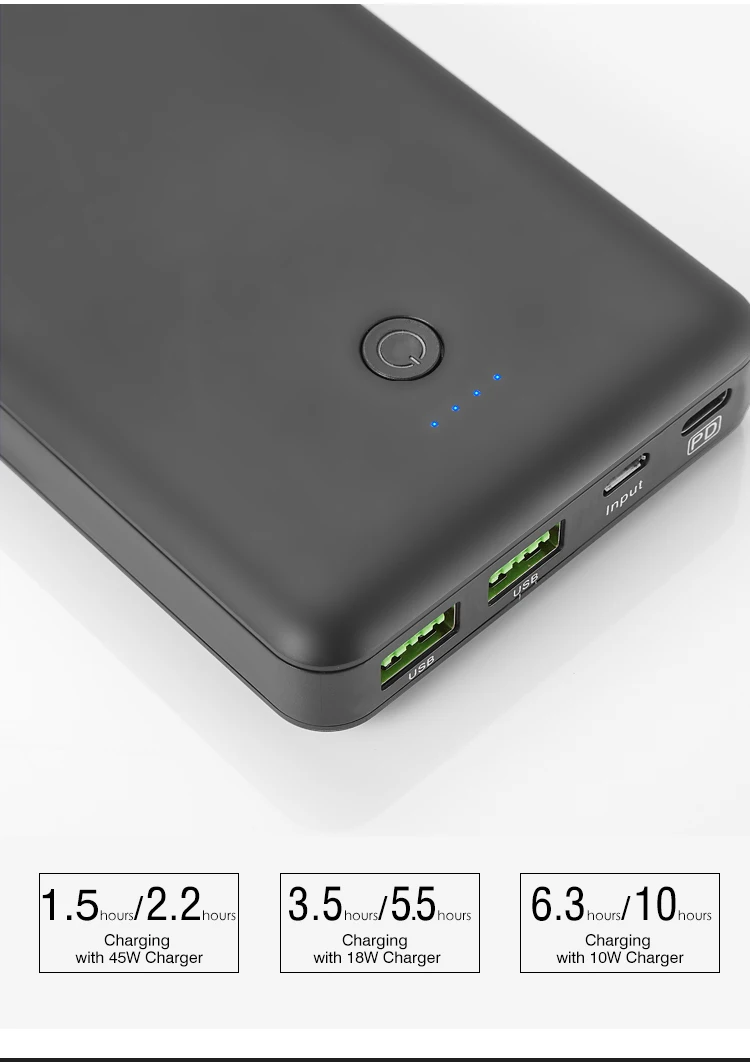 Mobile Phones Pd Powerbank QC3.0 Type-C Power Bank 20000mah For Laptop - ANKUX.COM
