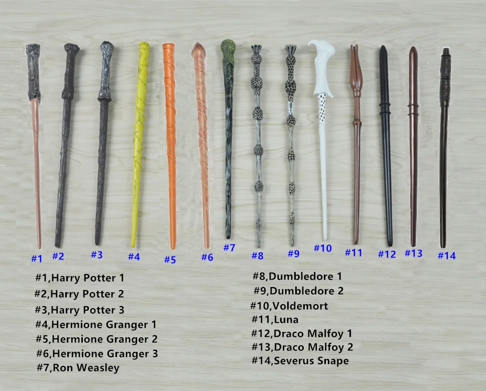 2019 Top Quality Harry Potter Dumbledore Hermione's Magic Wands 47 ...