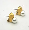 JD Jewelry Custom wedding pretty earring personalized girls pearl gold plated earring women girl baroque pearl earring stud