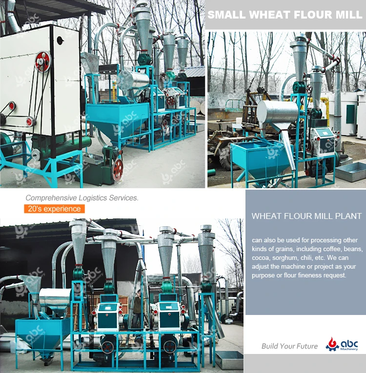 Cheap sale 10 ton per day wheat flour mill industry manufacturer small wheat flour mill plant