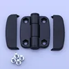 JL224 hot sell black PA-6 cover cabinet hinge